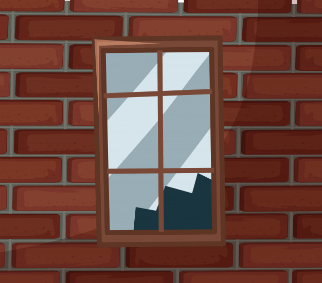 broken window
