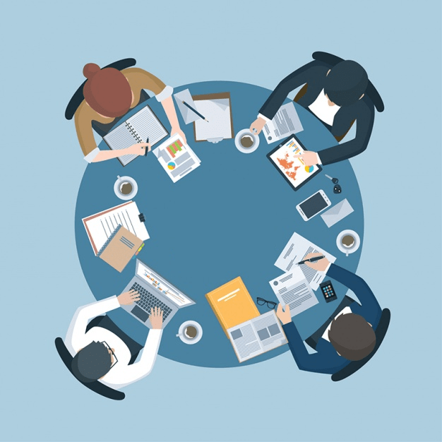a business team