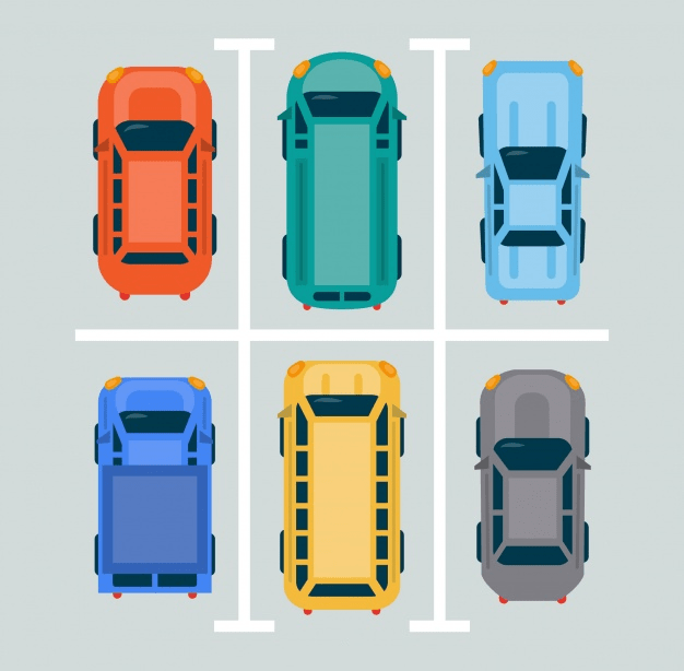 The car is parked nearby.