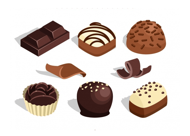 Much of the chocolate in this country is imported.