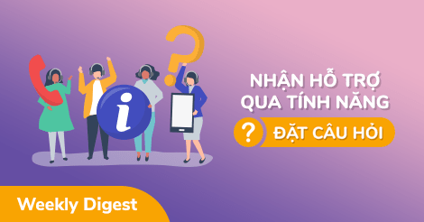 Nhận hỗ trợ từ Tiếng Anh Mỗi Ngày với nút "Tôi cần trợ giúp"