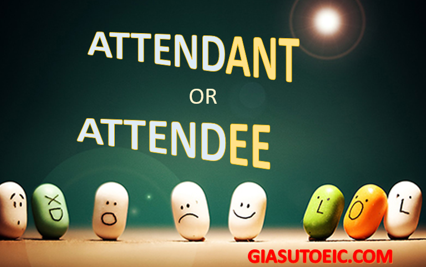 phân biệt attendant và attendee