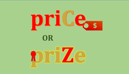 phân biệt price và prize