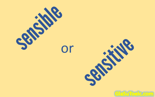 phân biệt sensible và sensitive