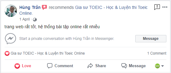 Review của học viên