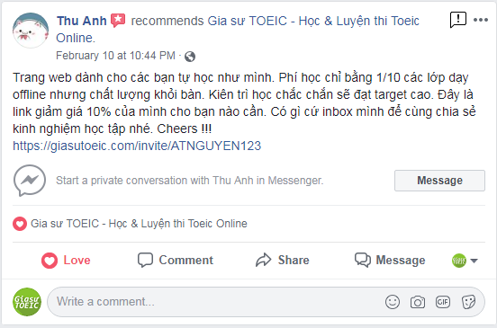 83 bạn đã vượt mốc thành công trong tuần vừa qua (31/12 - 06/01)