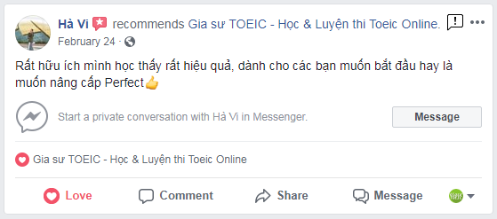 Review của học viên