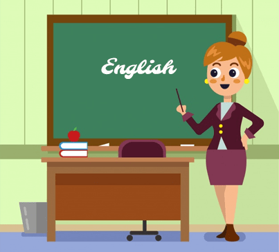 The woman teaching English at his school is Ms. Smith.