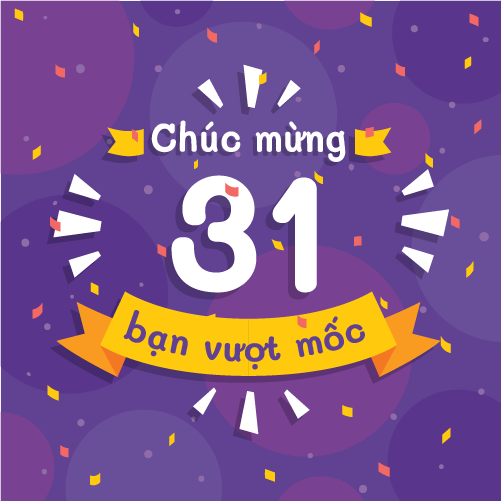 83 bạn đã vượt mốc thành công trong tuần vừa qua (31/12 - 06/01)