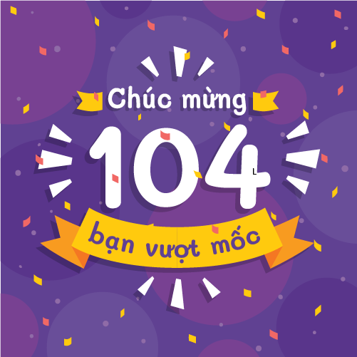 Các bạn đã vượt mốc thành công trong tuần vừa qua