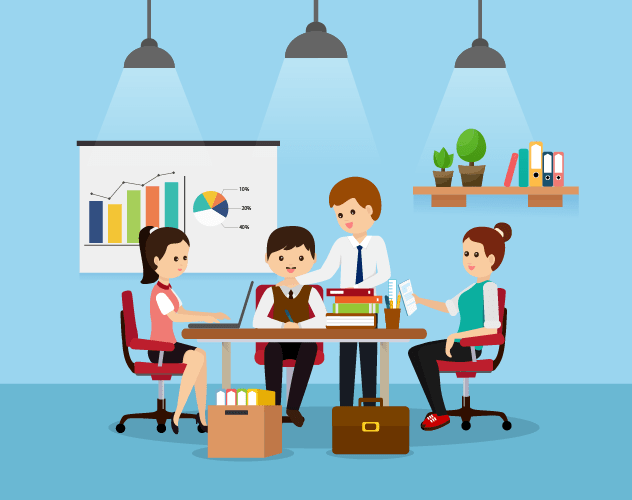 I will have worked for the company for eight years next month.