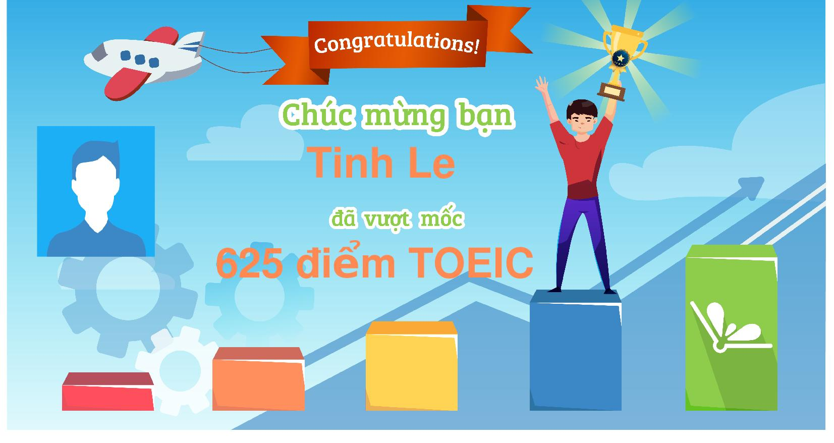 Chứng nhận vượt mốc của bạn Tinh