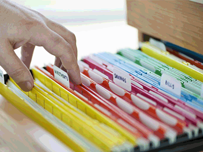 Minh họa nghĩa của từ file