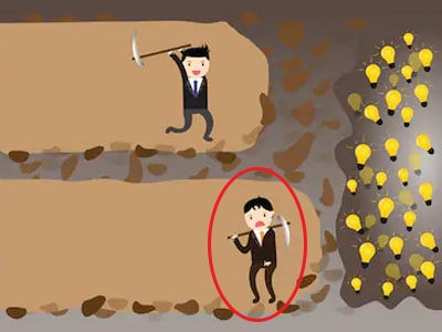 Minh họa nghĩa của từ give up