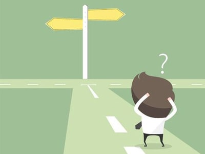 Minh họa nghĩa của từ hesitate