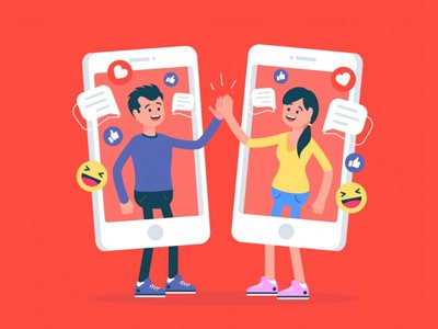 Minh họa nghĩa của từ interact